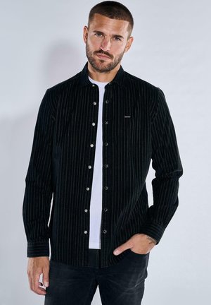 Emilio Adani GEMUSTERT - Shirt - schwarz