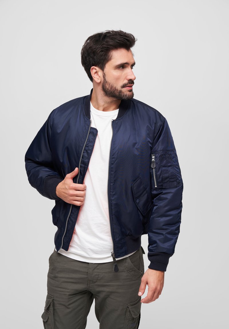 Brandit - Chaquetas bomber - navy, Ampliar