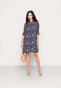 Zign Vestido camiseiro - blue multi coloured