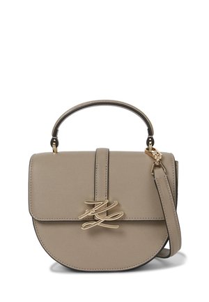 KARL LAGERFELD, K/AUTOGRAPH DROP TOP HANDLE - Дамска чанта - ash grey
