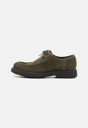 NORMAN - Sportieve veterschoenen - dark green