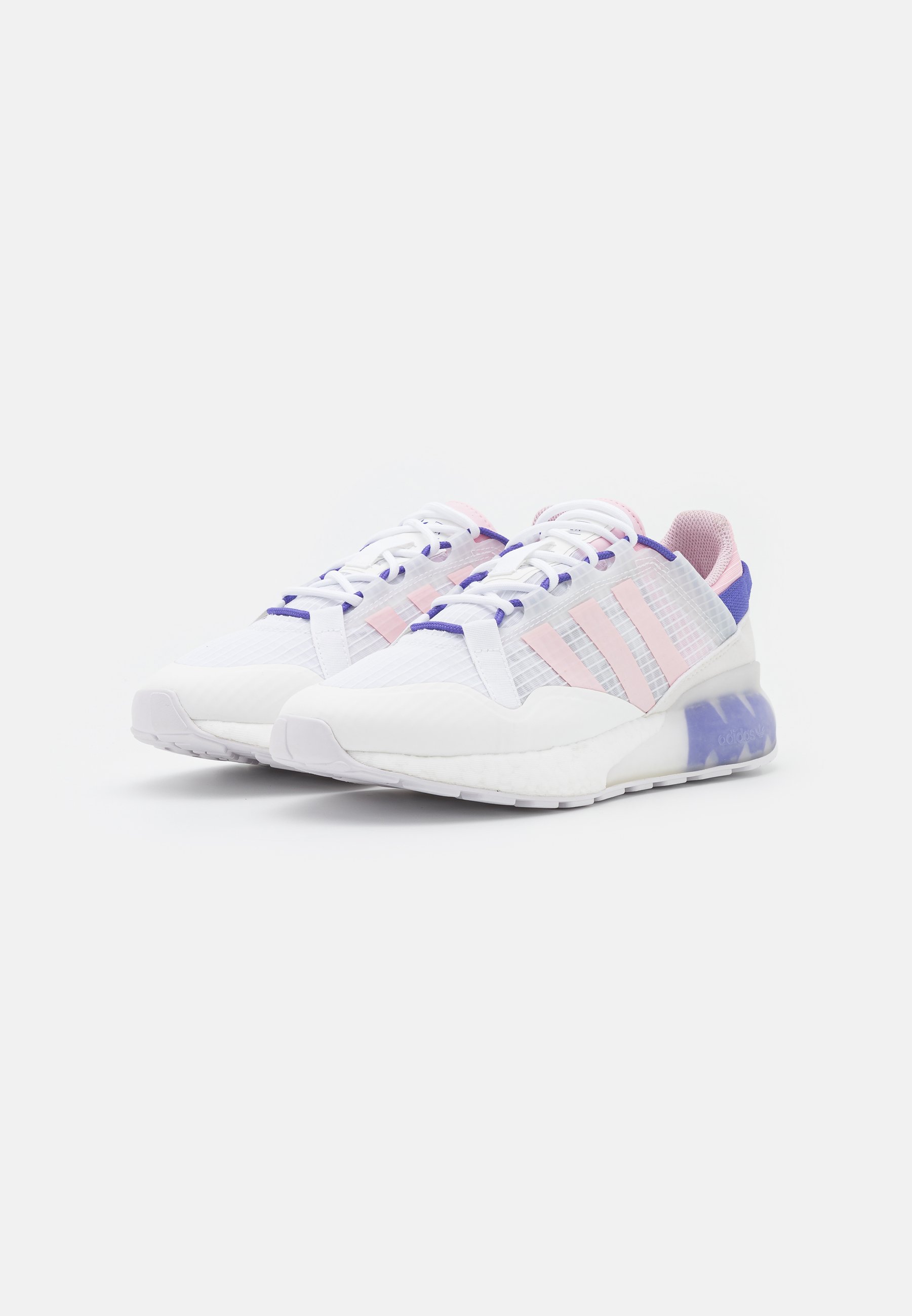 adidas Originals ZX 2K BOOST PURE - Zapatillas - footwear white/clear  pink/purple/blanco - Zalando.es