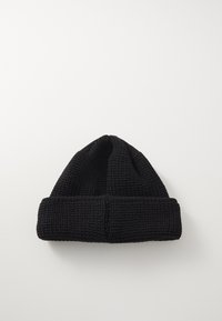 Vertere Berlin SHORT BEANIE ROSE EMBROIDERY UNISEX - Megzta kepurė - black