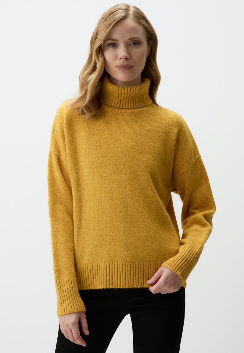 Jimmy Key TURTLENECK - Pullover - yellow