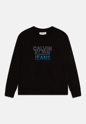 GRADIENT FLOCK LOGO - Sweatshirt - black