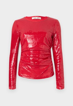 MARLENE - Hosszú ujjú felső - red