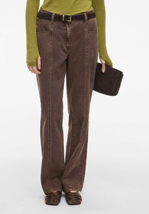 Flared jeans - chicory coffee