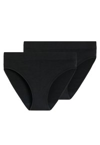 Schiesser 2-PACK - Slip - schwarz
