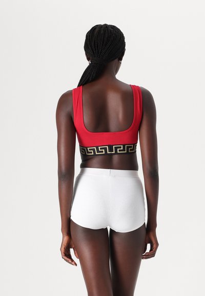 Versace UNDERWEAR TOP TOPEKA NEW LOGO - Formujúca podprsenka - lipstick red/black/gold