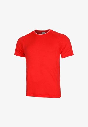 Wilson, TEAM PLAYERS SEAMLESS CREW - T-shirt de sport - infrared