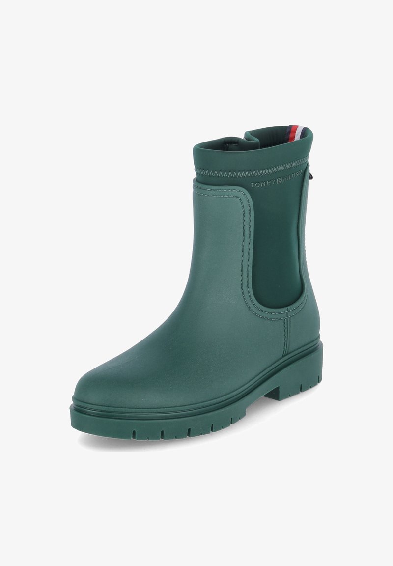 Tommy Hilfiger Bottes en caoutchouc - green