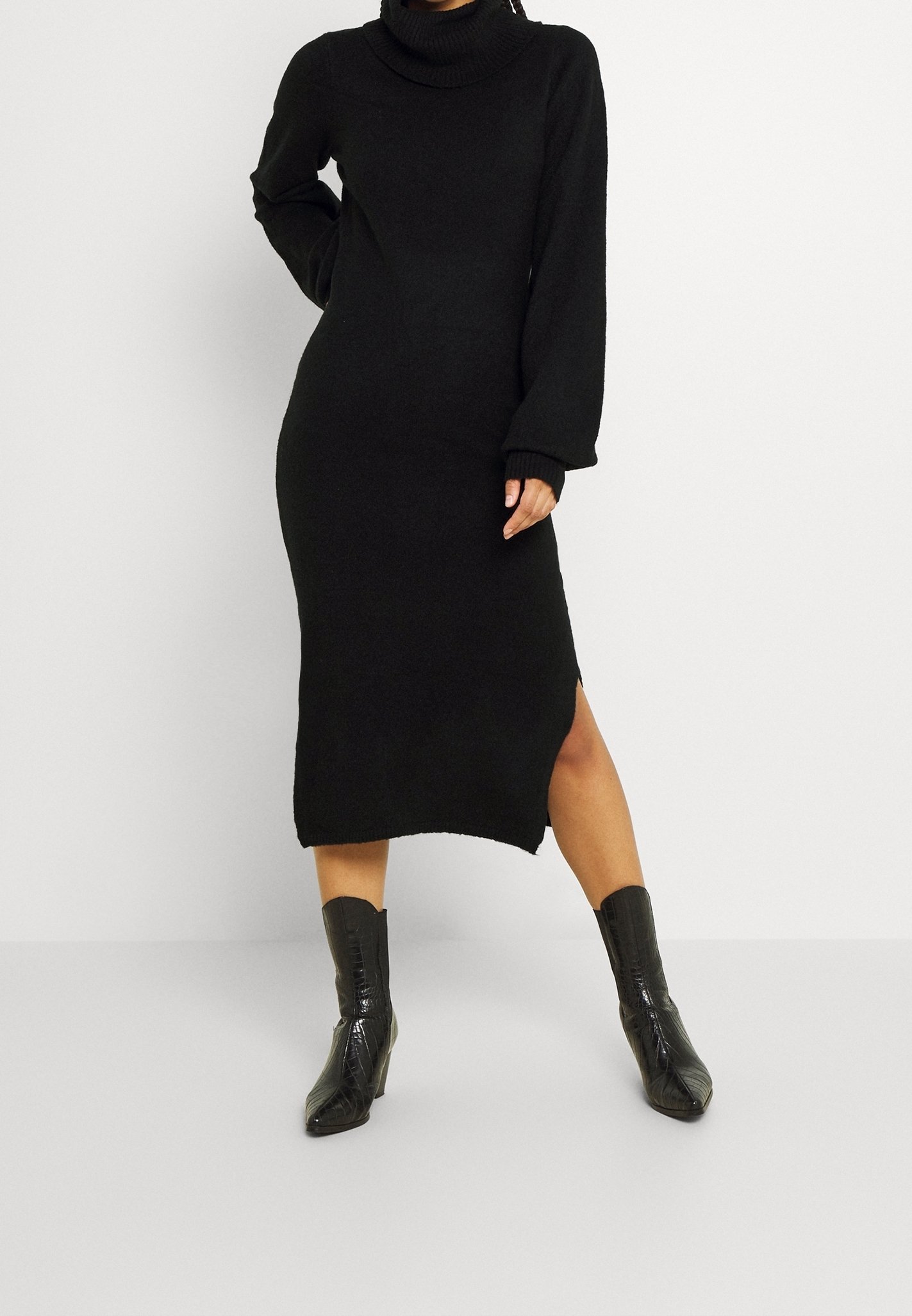 Glamorous Jumper dress - black - (Pre-owned) - Zalando.ie