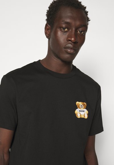 MOSCHINO Camiseta estampada - black
