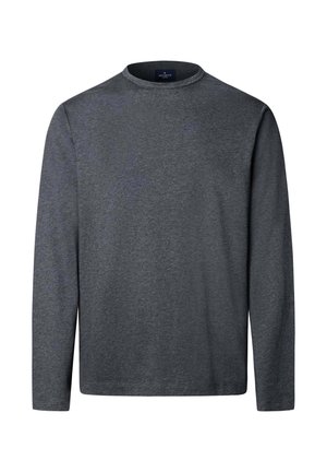 Hackett London, Long sleeved top - charcoal grey