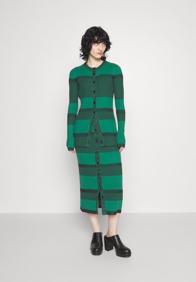 Proenza Schouler White Label BUTTON FONT SKIRT - Ceruzaszoknya - green