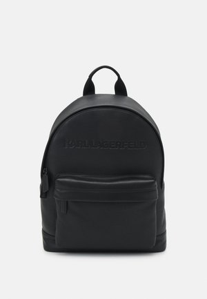 KARL LAGERFELD ESSENTIAL BACKPACK LEA UNISEX - Rugzak - black