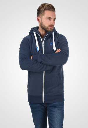 Solid SDLoki - Bluză de molton cu fermoar - dark blue
