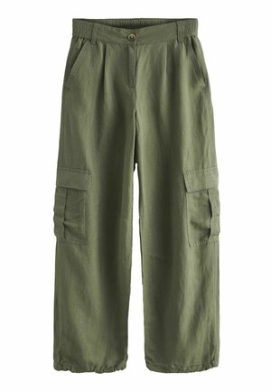 Pantaloni cargo - khaki green