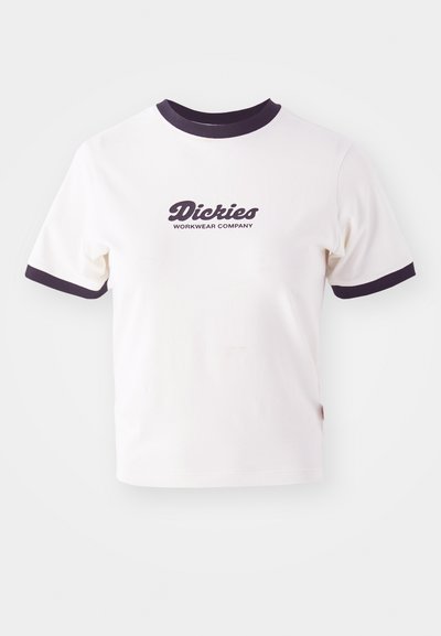 LEWISTOWN RINGER TEE - T-shirt imprimé - egret