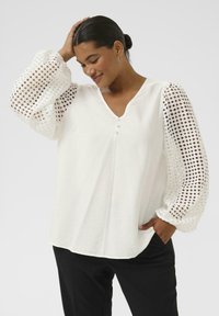 Kaffe Curve TULLA - Blouse - chalk