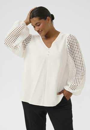 Kaffe Curve TULLA - Blouse - chalk