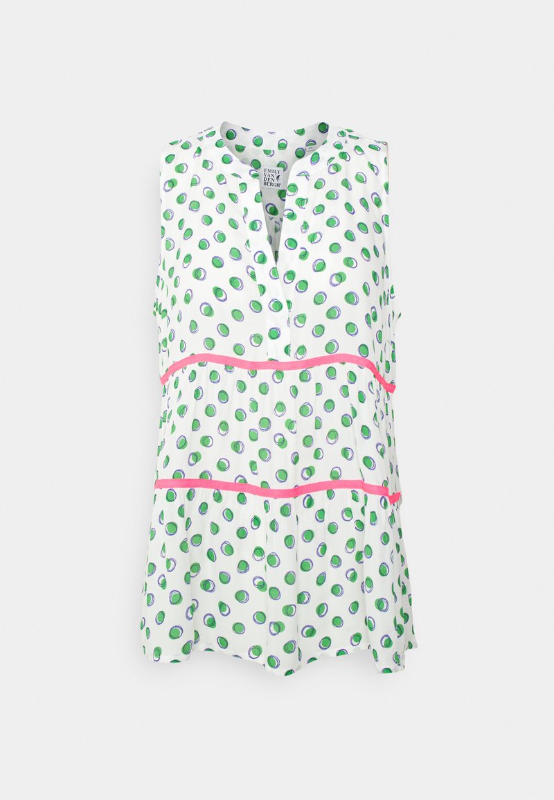 Damen Hemdblusen | Emily van den Bergh Bluse white dots/weiß - GK93032 Damen Hemdblusen | Emily van den Bergh Bluse white dots/weiß - GK93032