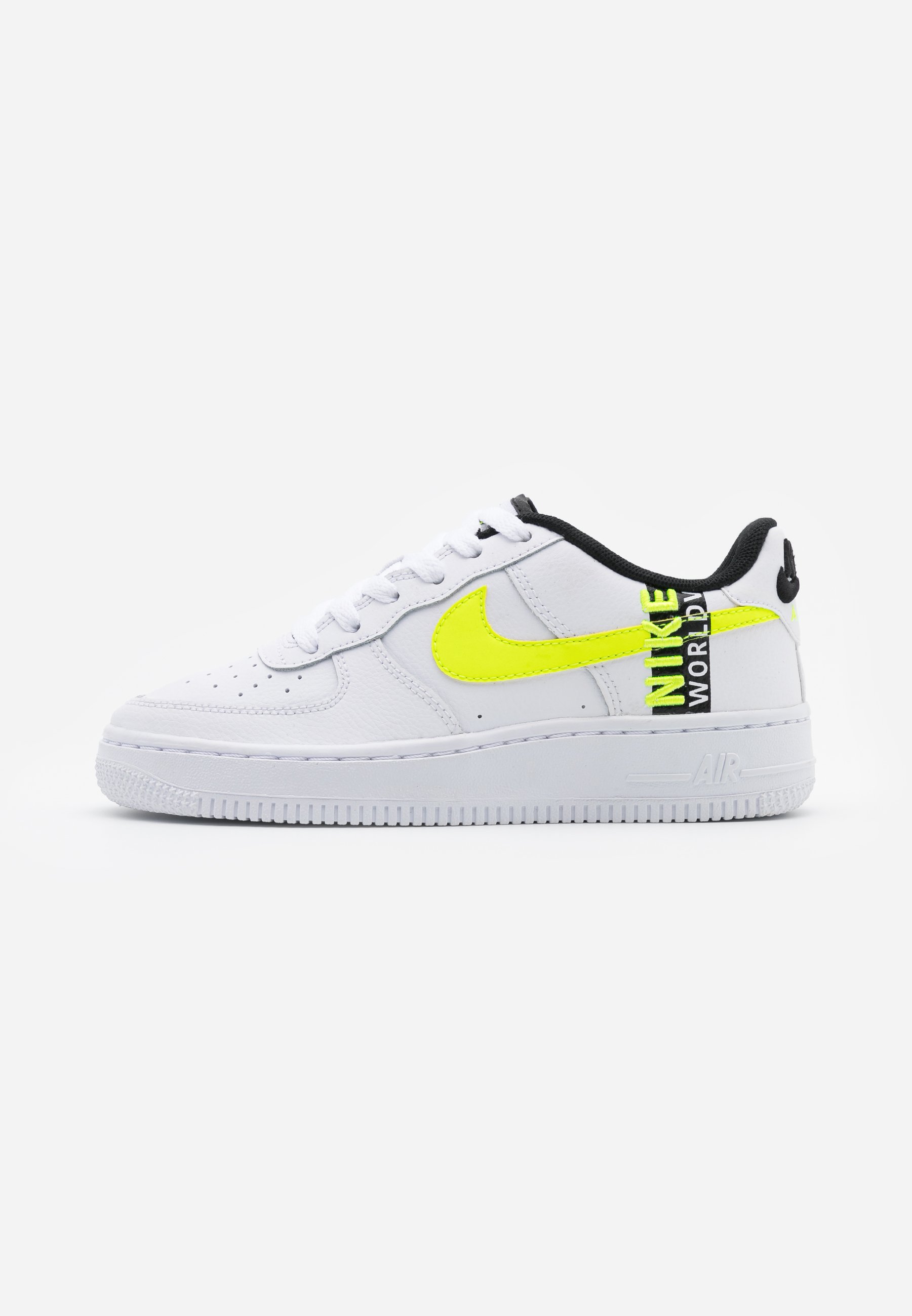 Nike Sportswear Air Force 1 Lv8 Unisex Sneaker Low White Barely Volt Volt Black Weiss Zalando De