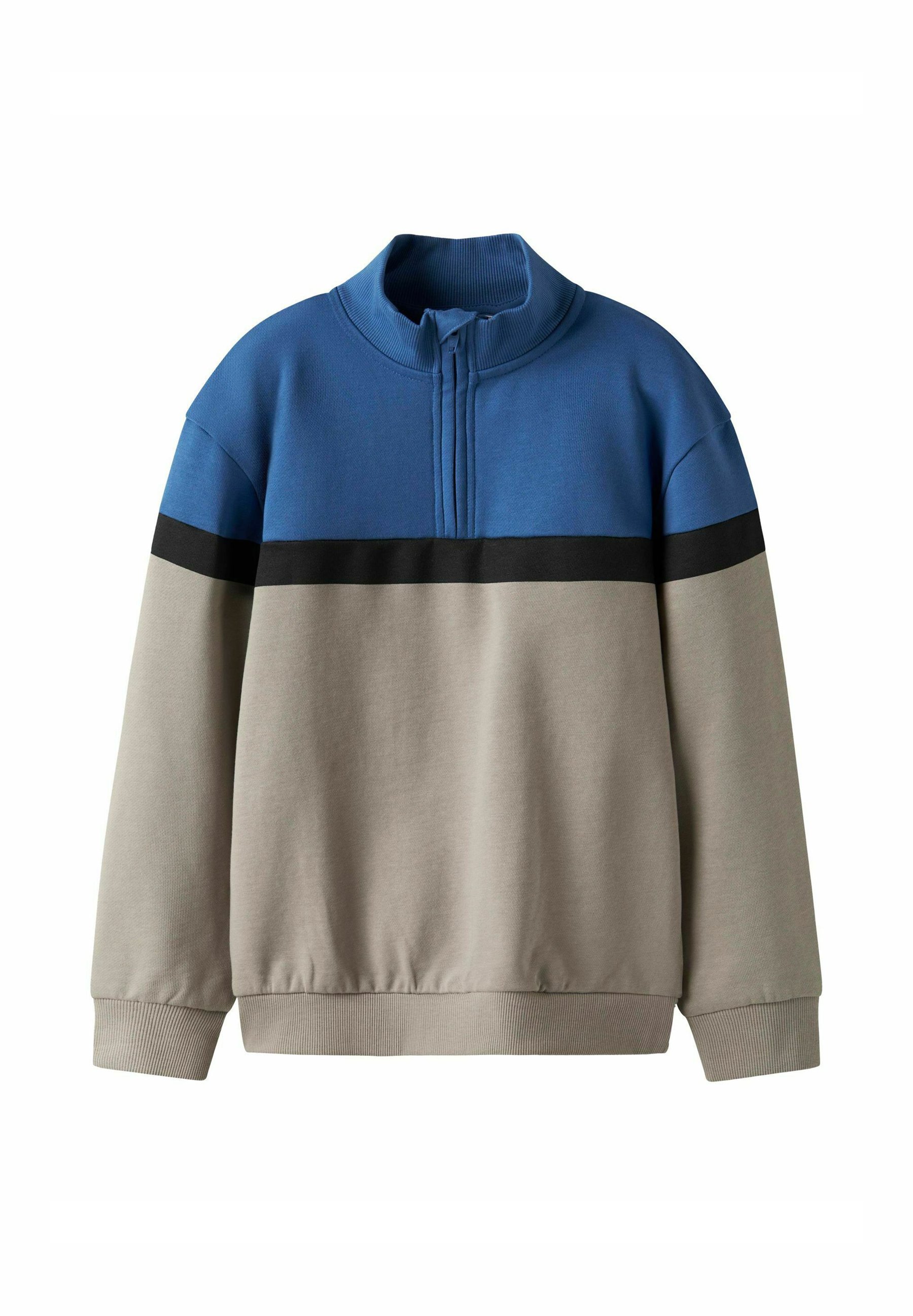 50‘s～60’s unknown half sleeve sweat Name it Sweat Half Zip - Sweatshirt - vintage khaki/khaki - Zalando