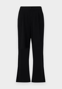 ONLSANIA BUTTON WIDE PANT - Stoffhose - black