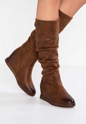 Keilstiefel - brown