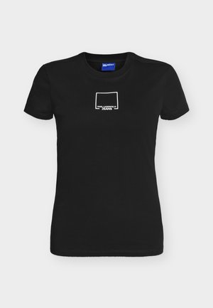 Karl Lagerfeld Jeans, SLIM LOGO TEE - Βασικό μπλουζάκι - black