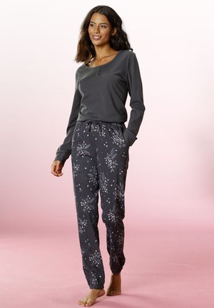 LASCANA, LASCANA PYJAMA SET - Nachtwäsche Set - anthrazit