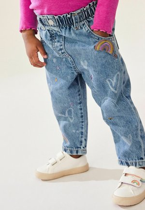 Next HEART & RAINBOW PRINT   - REGULAR FIT - Jeans straight leg - denim