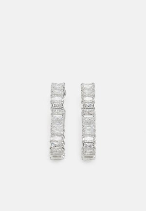 HYPERBOLA HOOP TWIST - Earrings - white