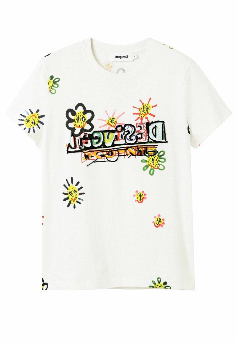 Desigual T-shirt print wit