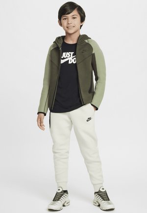 TECH FZ - Sudadera con cremallera - cargo khaki oil green black black