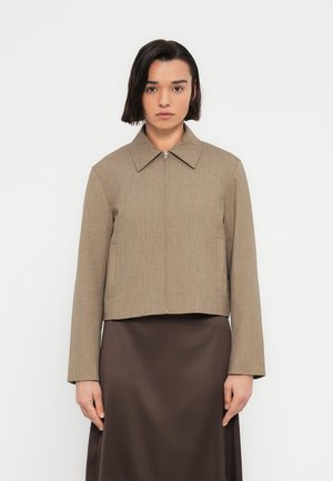 PCBUBBLES SHORT - Summer jacket - greige