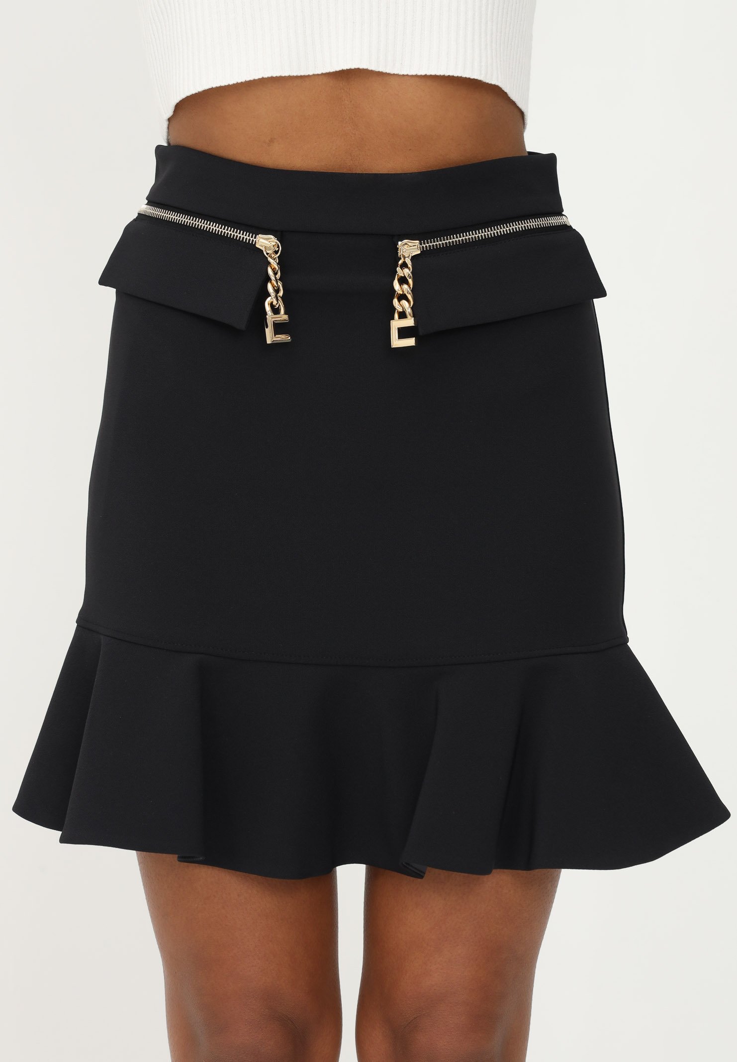 Elisabetta Franchi Pencil skirt - nero/black - Zalando.de