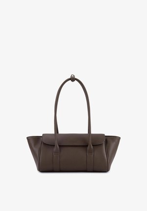 Seidenfelt, NELMA SCHULTERTASCHE 40 CM - Handbag - dark brown