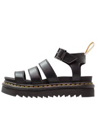 BLAIRE - Platåsandaletter - black felix