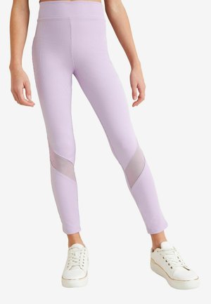 Lipsy WAIST  - Legingi — bikses - purple