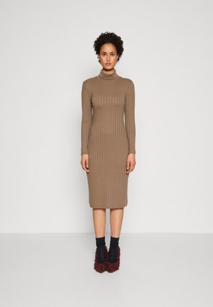 ONLY ONLFELINE MIDI DRESS - Φόρεμα από ζέρσεϊ - walnut