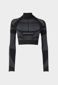SPORT EUROPA CROPPED - Topper langermet - muted black