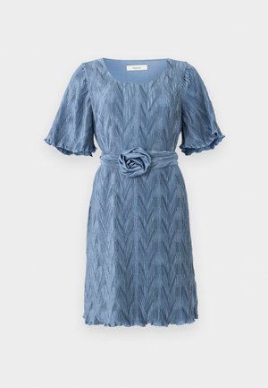 Selected, SLFANYA RELAXED SHORT DRESS - Robe de soirée - dusty blue