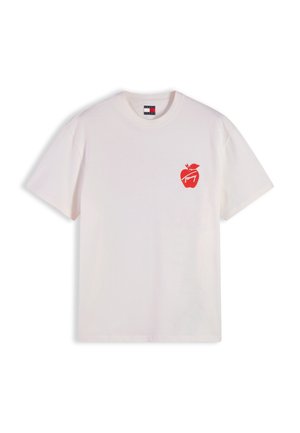 Tommy Jeans, VINTAGE TEE - Μπλουζάκι με στάμπα - off white