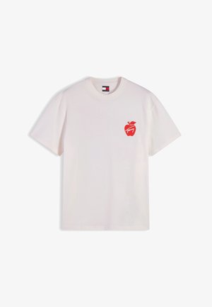 Tommy Jeans, VINTAGE TEE - T-shirt imprimé - off white