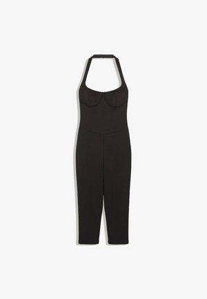 Bershka, CORSET-EFFECT JUMPSUIT - JUMPSUIT - Combinaison - black
