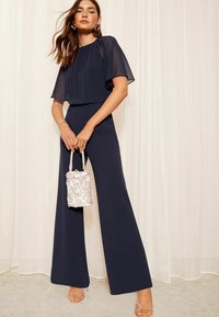 Friends Like These FLUTTER SLEEVE WIDE LEG  - Overal - navy blue