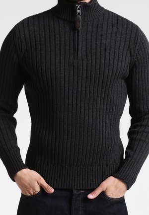 Strickpullover - anthracite