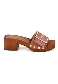 Desa Muiltjes met hak - brown
